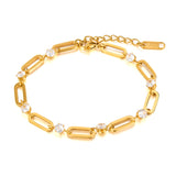 Bracelet acier inox mode européen