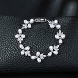 Bracelet perles femme or