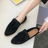 Chaussures Vintage British À Pompons