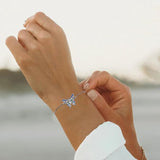 Bracelet papillon élégant niche femme