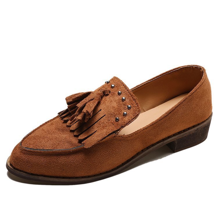 Chaussures Vintage British À Pompons
