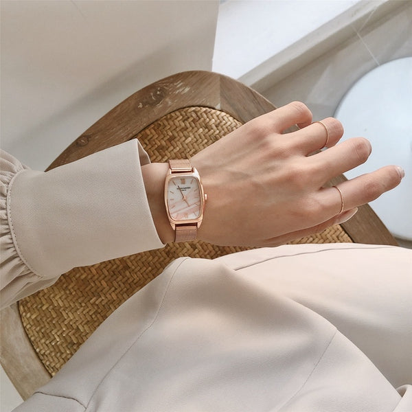 Montre Carrée Rétro Dentelle