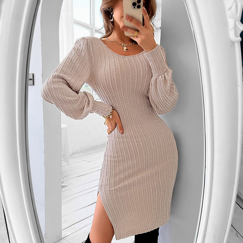 Robe Maille Cintrée Dos Nu