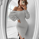 Robe Maille Cintrée Dos Nu