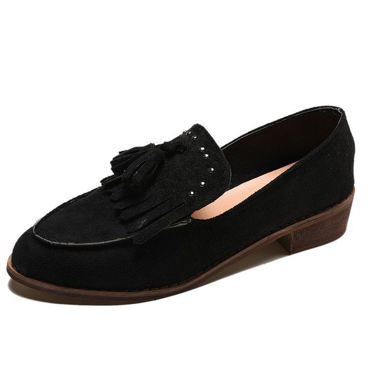 Chaussures Vintage British À Pompons