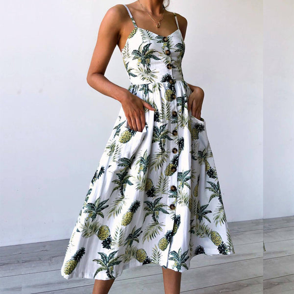 Robe irrégulière d’été