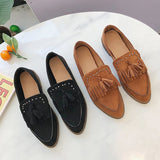 Chaussures Vintage British À Pompons