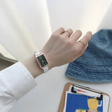 Montre Carrée Rétro Dentelle