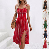 Robe Porte-Jarretelles Polka Élégante