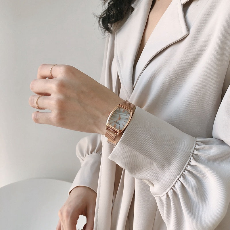 Montre Carrée Rétro Dentelle