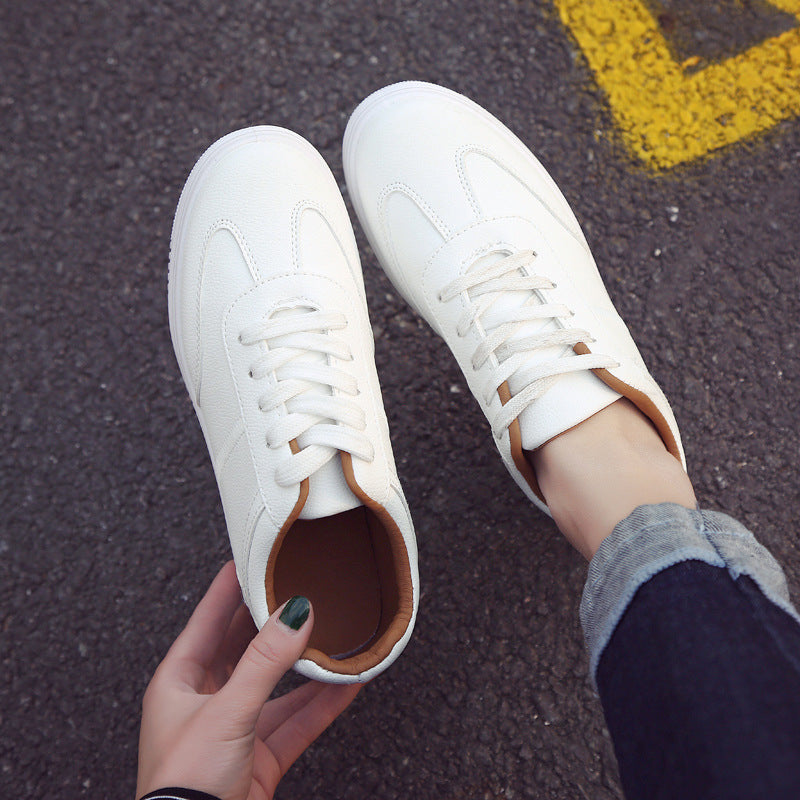 Chaussures Blanches Printemps Épaisses