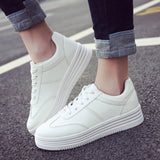 Chaussures Blanches Printemps Épaisses