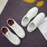 Chaussures Blanches Printemps Épaisses