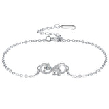 Bracelet infini papillon femme ajustable