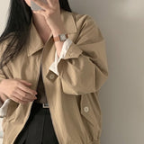Veste courte de baseball fine