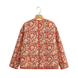Veste en coton imprimée