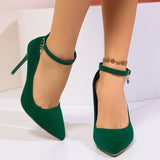 Escarpins Femmes Boucle Pointus