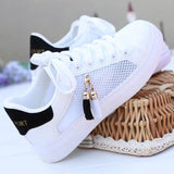 Petites Baskets Blanches Mesh