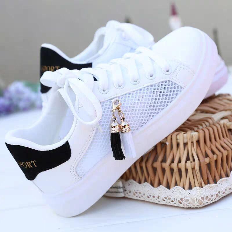 Petites Baskets Blanches Mesh