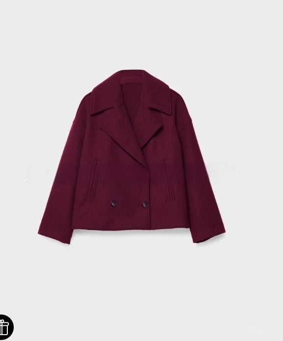 Manteau long femme style européen-américain