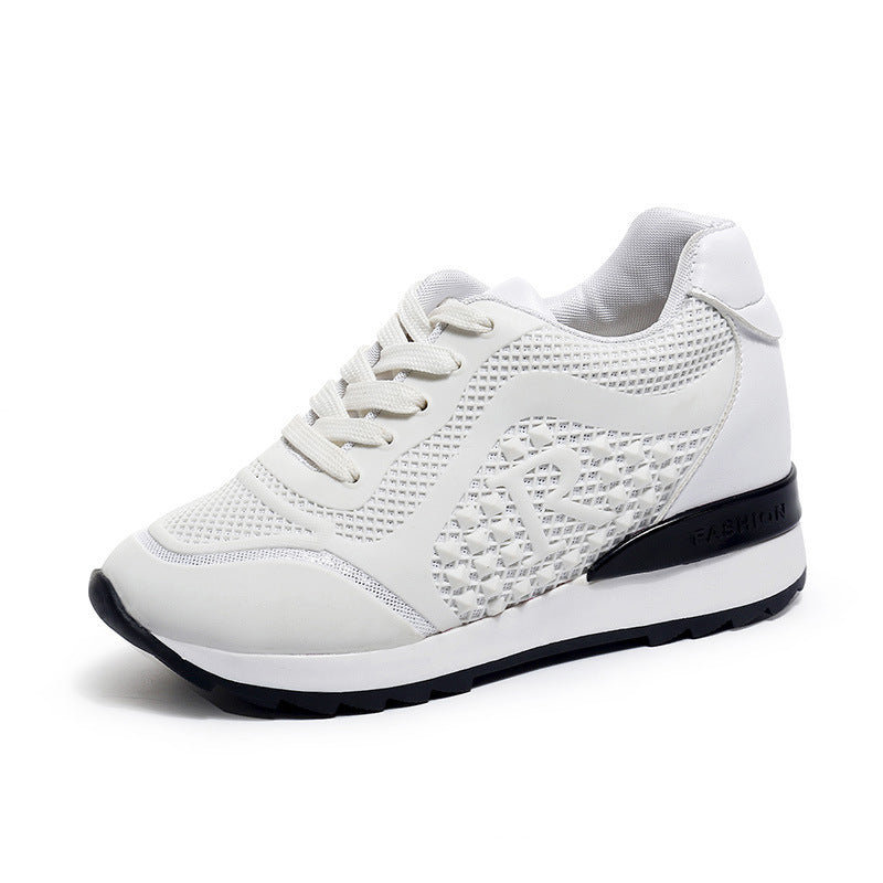 Chaussures Blanches Décontractées Épaisses