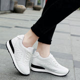 Chaussures Blanches Décontractées Épaisses