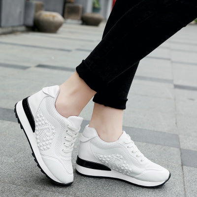 Chaussures Blanches Décontractées Épaisses