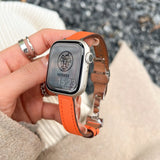 Bracelet de Montre en Cuir Véritable