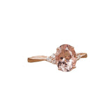 Bague ovale zircon femme européenne