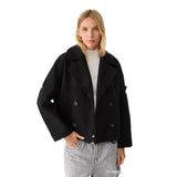 Manteau long femme style européen-américain