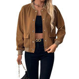 Veste à poches et col montant