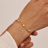 Bracelet acier inox mode européen