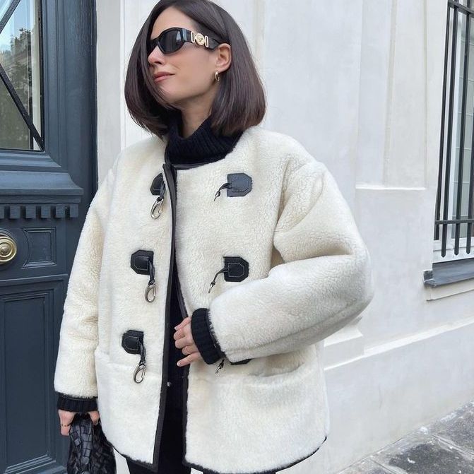 Cardigan en cachemire femme avec fermoir métallique