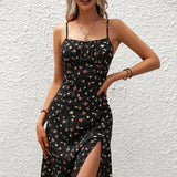 Robe Porte-Jarretelles Polka Élégante