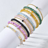 Bracelet double couche pierres naturelles
