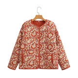 Veste en coton imprimée