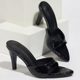 Talons Aiguilles Pointus Noirs