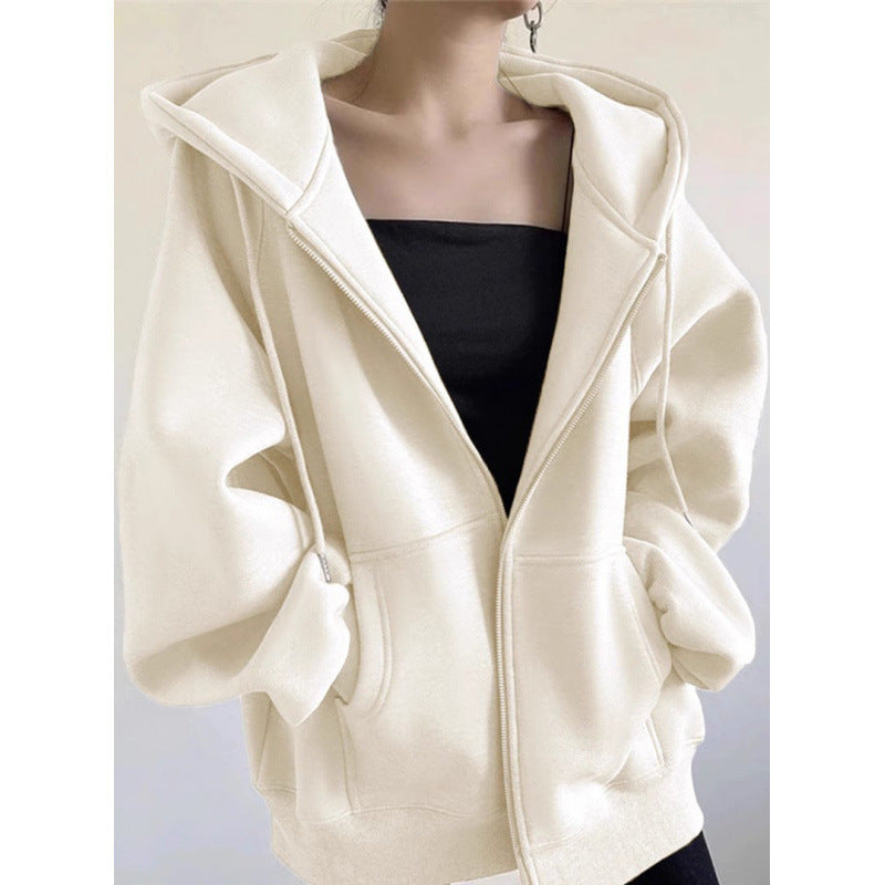 Sweat à capuche zippé vintage