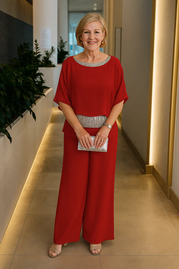 Ensemble Femme Élégant à Paillettes