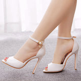 Sandales Femmes Talon Bas Rond
