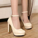 Talons Hauts Épais Femme