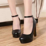 Talons Hauts Épais Femme