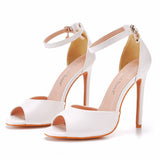Sandales Femmes Talon Bas Rond