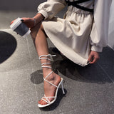 Sandales Talons Aiguilles Brides