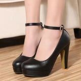 Talons Hauts Épais Femme