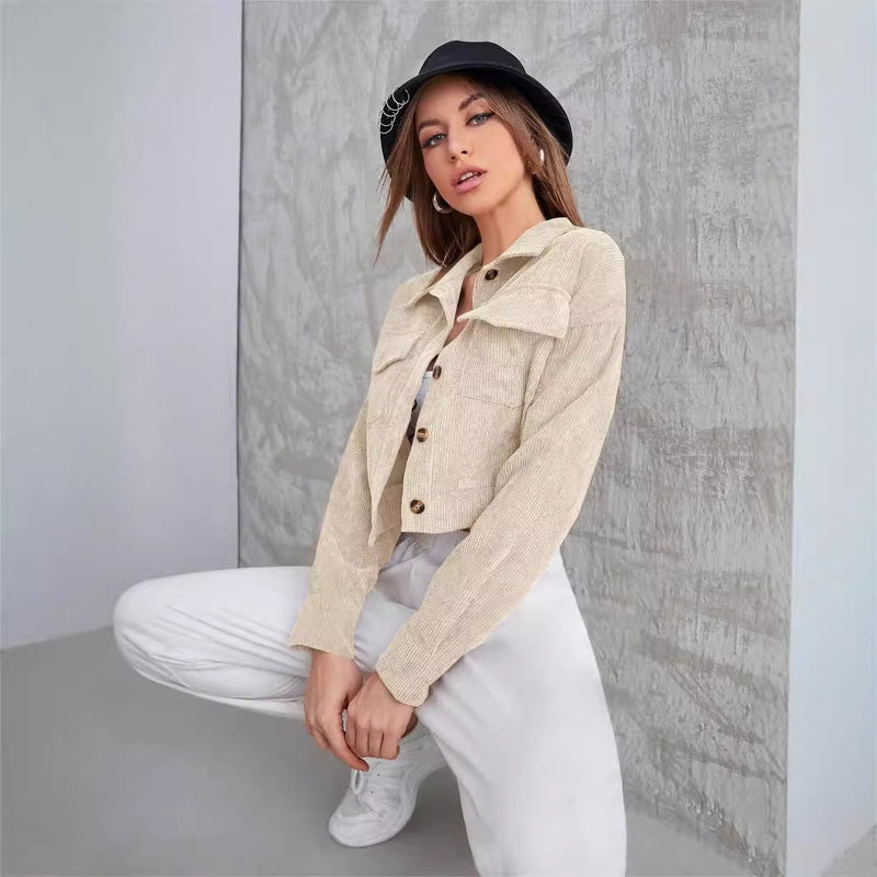 Cardigan tendance style rétro femme