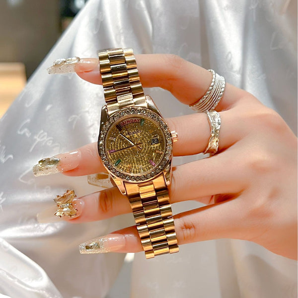 Montre Quartz Acier Étanche