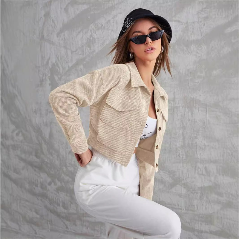 Cardigan tendance style rétro femme