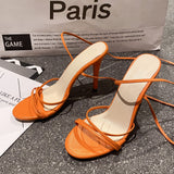 Sandales Talons Aiguilles Brides