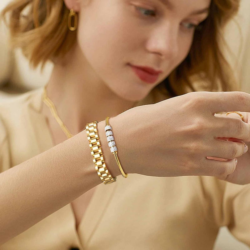 Bracelet femme ajustable personnalisé